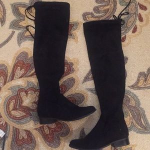 Black Knee High Boots